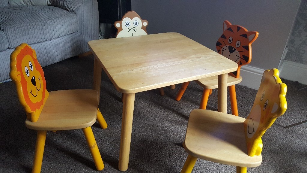 children's safari table and chairs